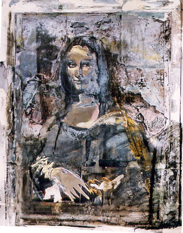 La Joconde Leonardo da Vinci peinture acrylique