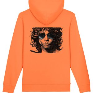 Jim Morrison Hoodie Orange rose