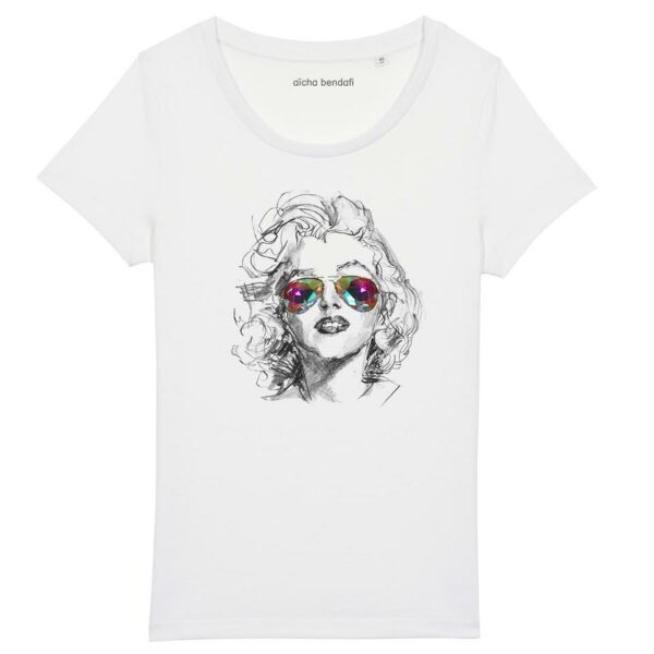 Tee-shirt blanc Marilyn Monroe