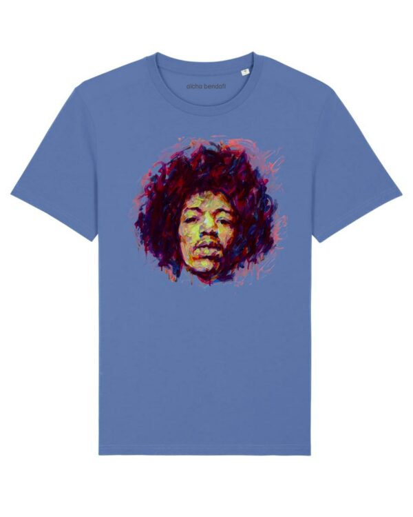 T-shirt Jimi Hendrix Bright Blue