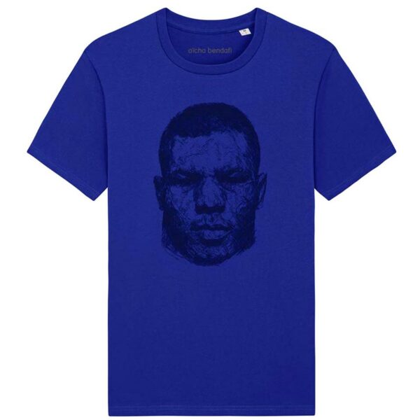 Tee-shirt Mike Tyson Bleu électrique