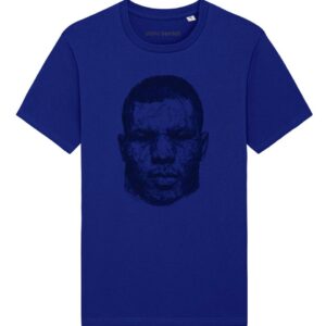 Mike Tyson Tee-shirt bleu électrique