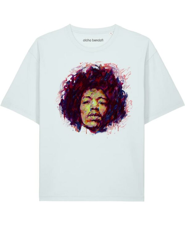 Jimi bleu jean clair coupe unisexe coupe décontracté mi-léger coton 100% biologique