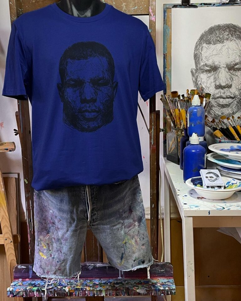 Tee-shirt Mike Tyson photo dans mon atelier