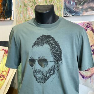Tee-Shirt van Gogh Vert-cyan
