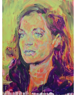 Portrait of Romy Acrylic painting on canvas