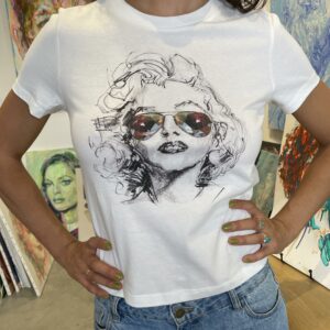 T-shirt Marilyn Iconique Off white