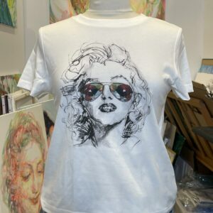 T-shirt Marilyn Iconique Off white