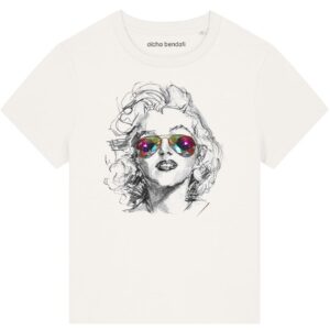 T-shirt Marilyn Iconique Off white