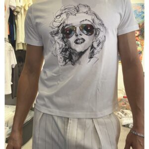 T-shirt Marilyn Iconique Off white