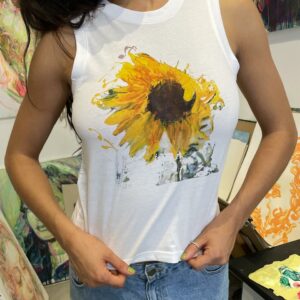 Le débardeur Femme Tournesol